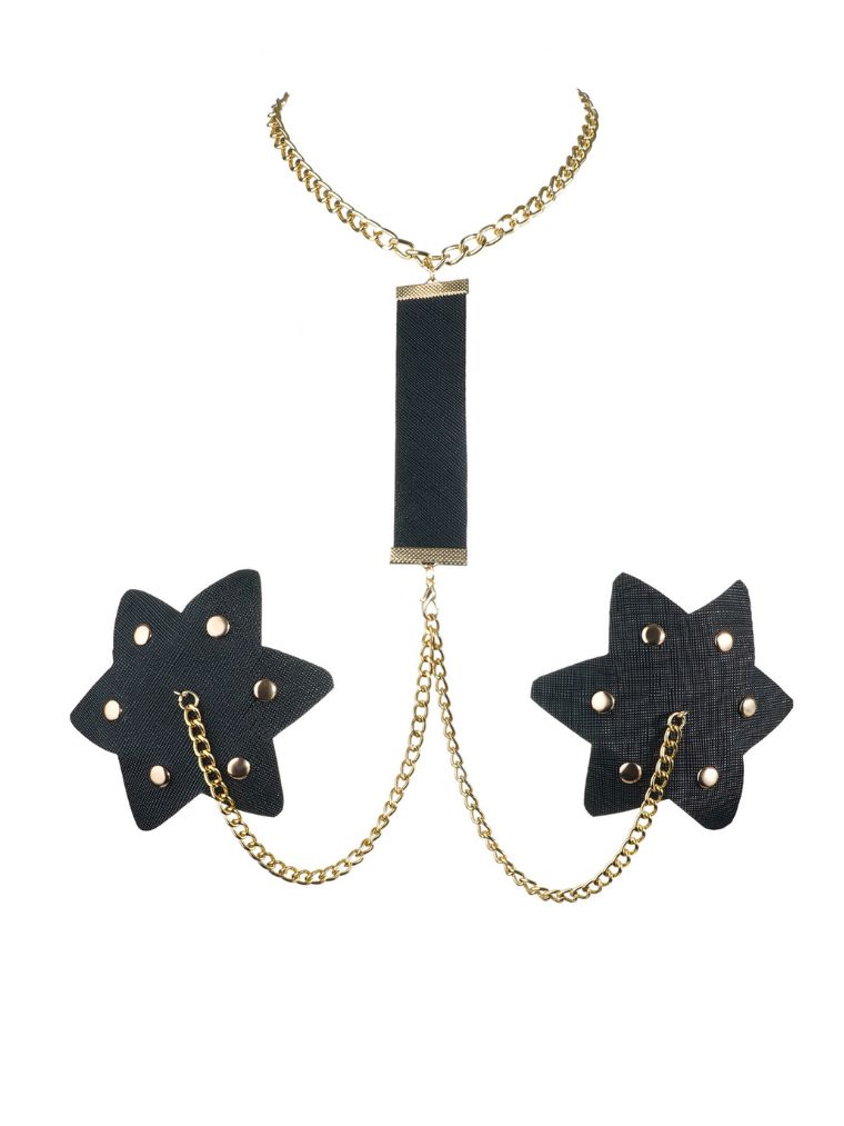 Chain Linked Nipple Cover With Choker