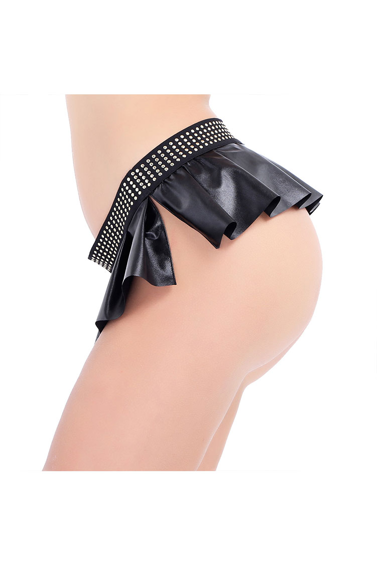 leather skirt